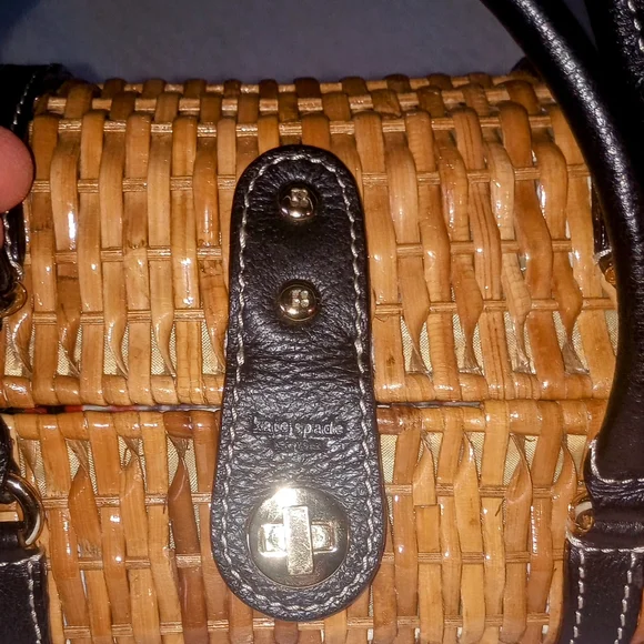 Kate Spade Vintage Barrel Bag; Weave; Delightful; Like New! Rare! - Picture 4 of 5